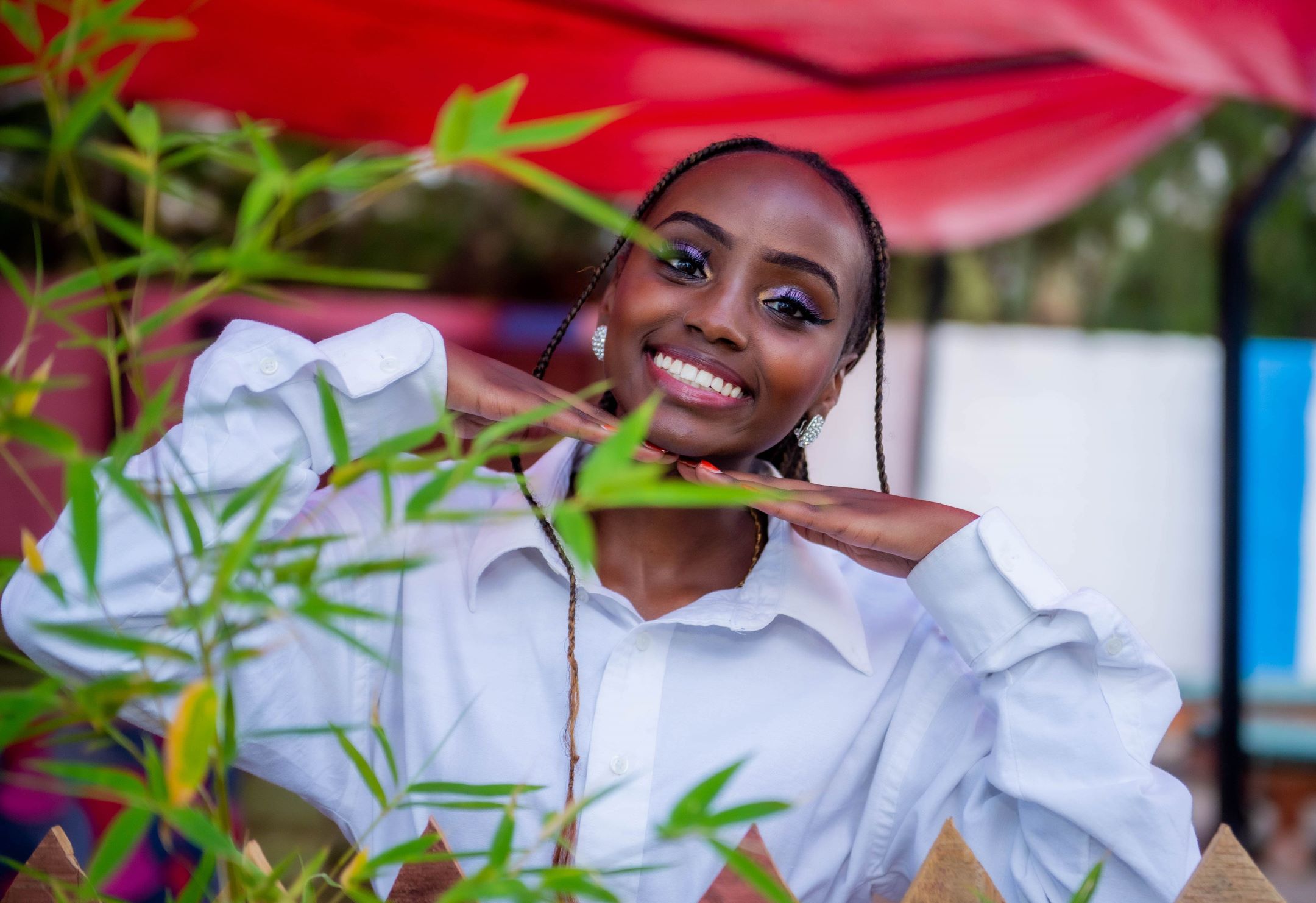 a girl's outdoor shoot